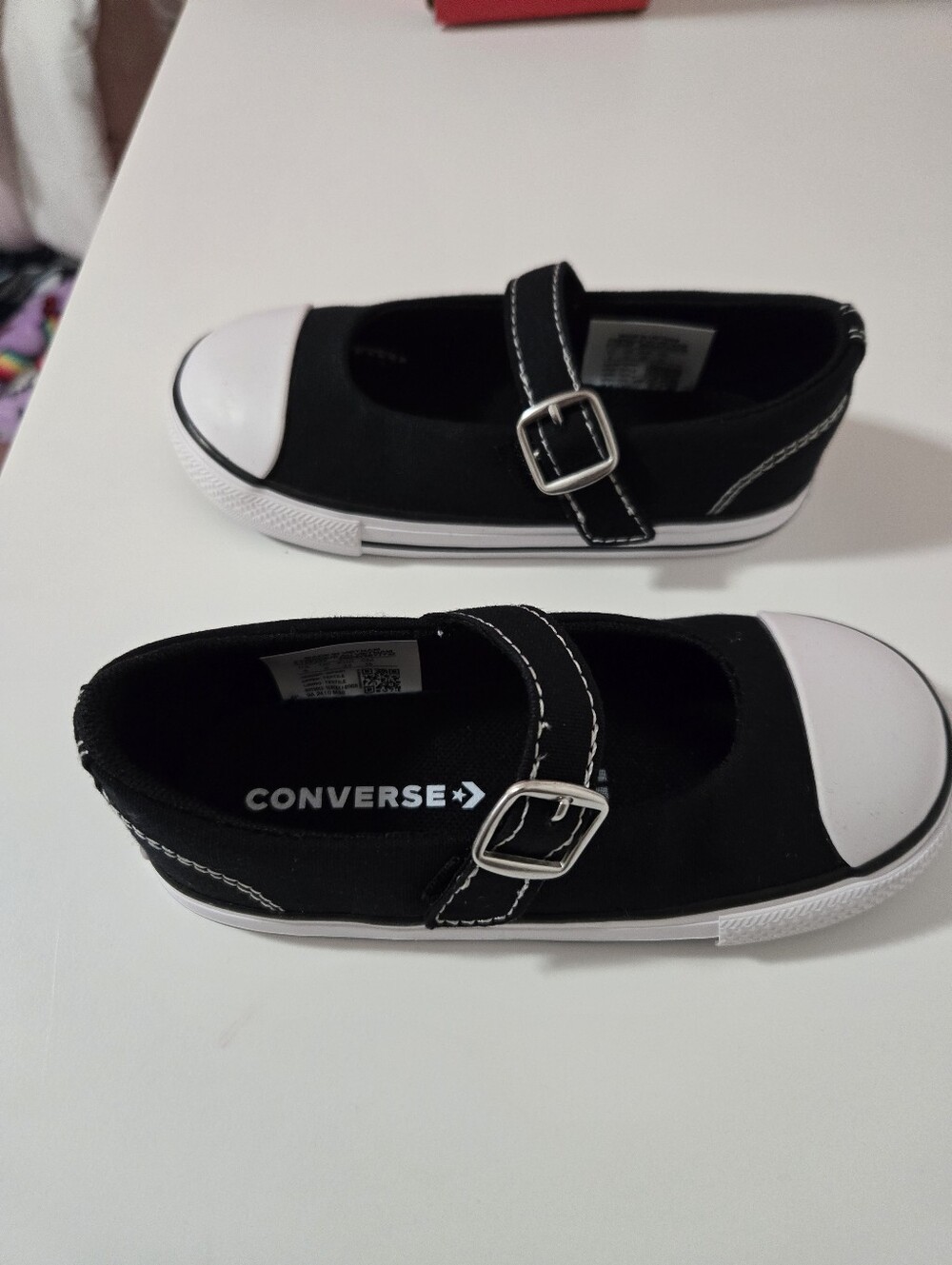 Converse Black Mary Jane Toddler Girl  Shoes Brand New - Size 8C